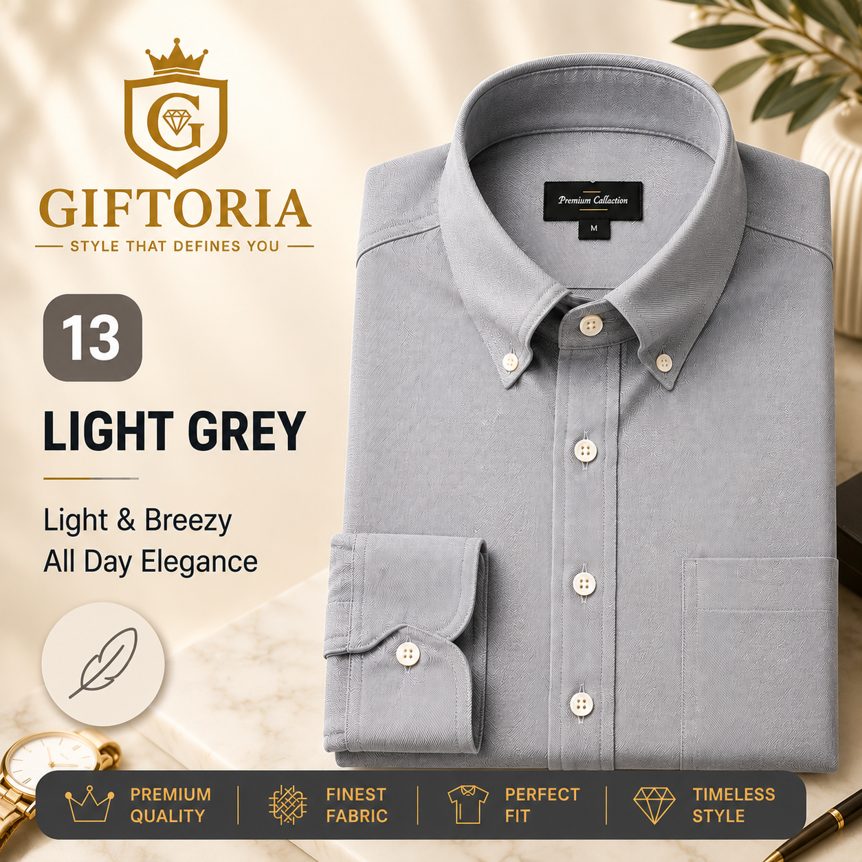 Premium Cotton Shirts – Elite Quality
