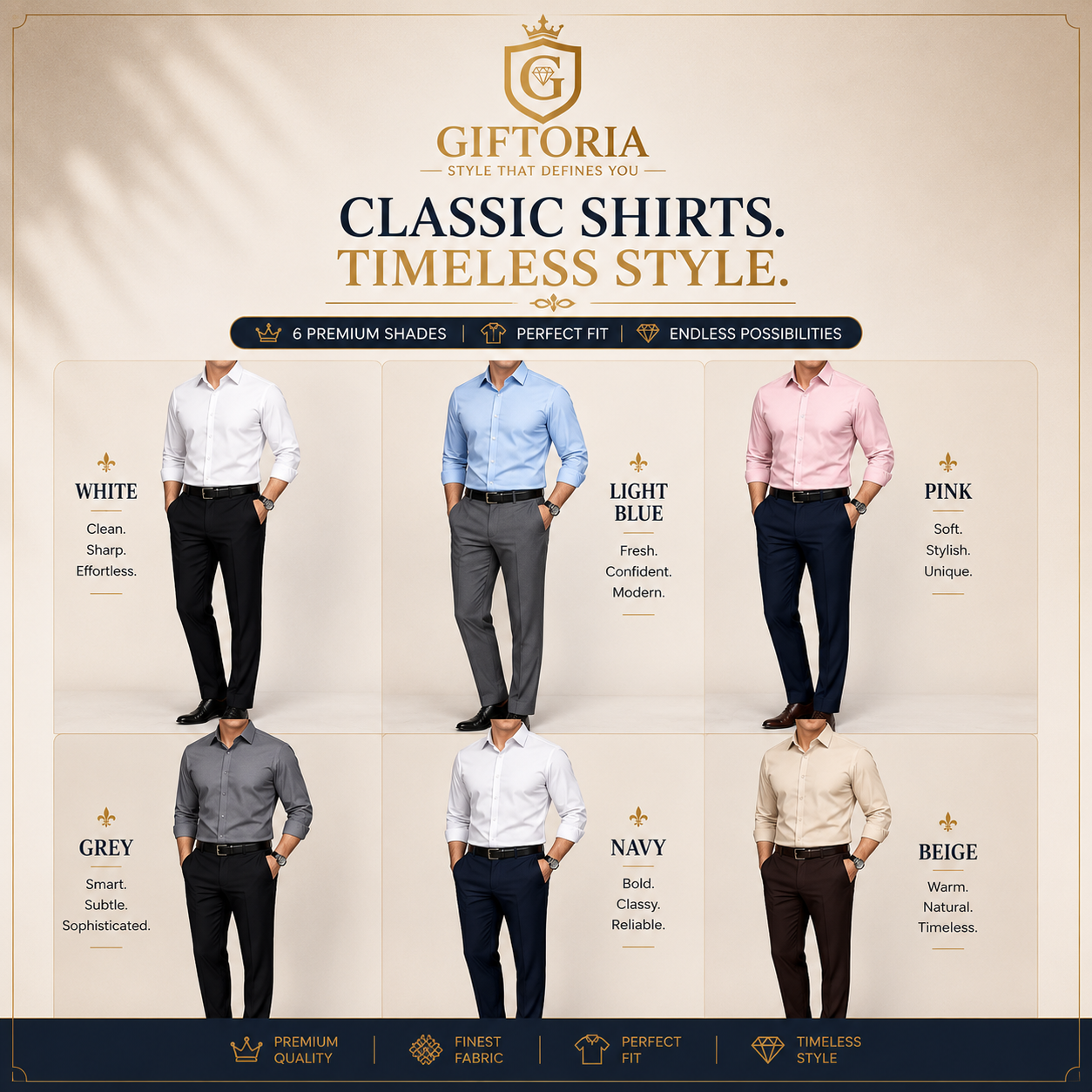 Premium Cotton Shirts – Elite Quality