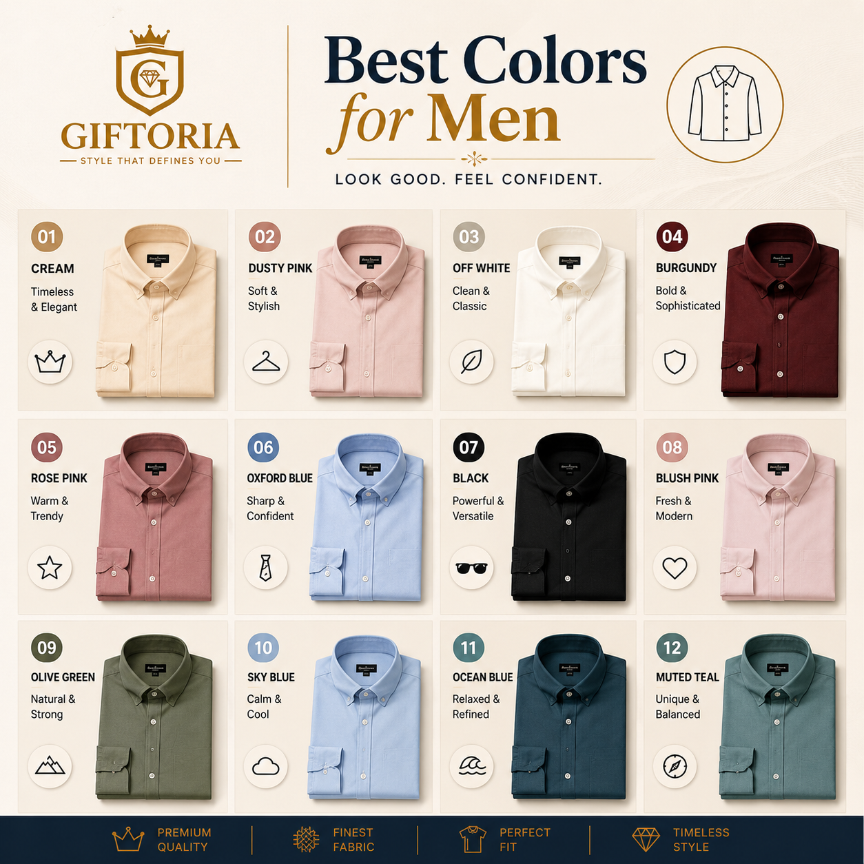 Premium Cotton Shirts – Elite Quality