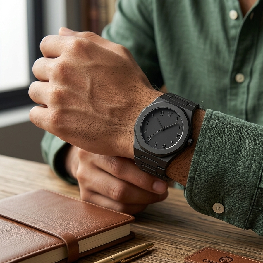 Premium Luxury Fiber Strap Watch | Soft Comfort | Elegant Everyday Timepiece