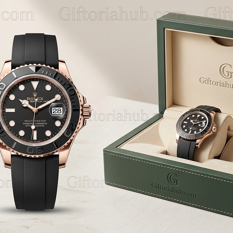 Premium Luxury Rubber Strap Waterproof Watch Secondary image