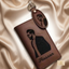Premium Customized Long Leather Wallet & Keychain – Photo & Name Personalized Gift