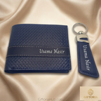 Textured Wallet & Z style Keychain
