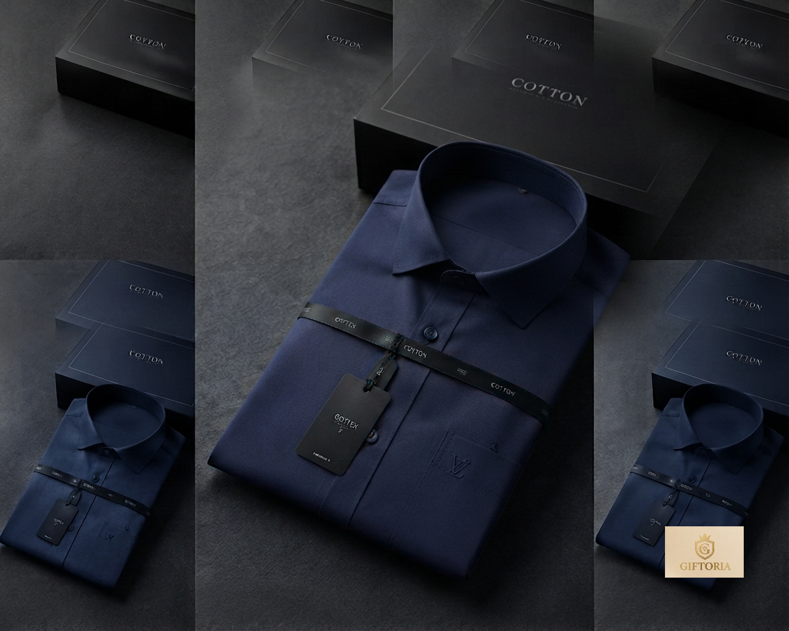 Men's Premium Chambray ( Shamray) Cotton Formal Shirt